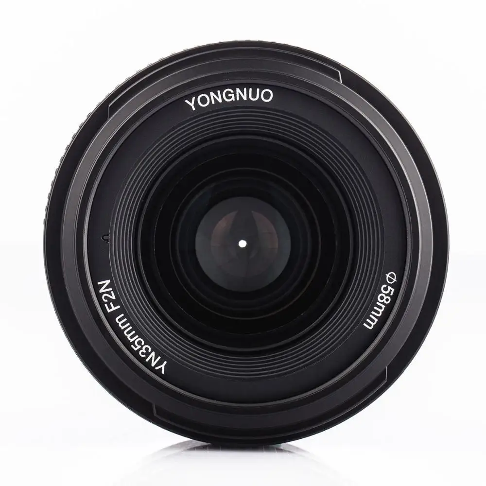 Светодиодная лампа для видеосъемки YONGNUO YN35mm 35 мм F2N широкоугольный объектив с автофиксированным фокусным расстоянием AF с фиксированным фокусом AF/MF объектив для Nikon D7200 D7100 D7000 D5300 D5100 D3300 D3200 D800 d5000 d7500