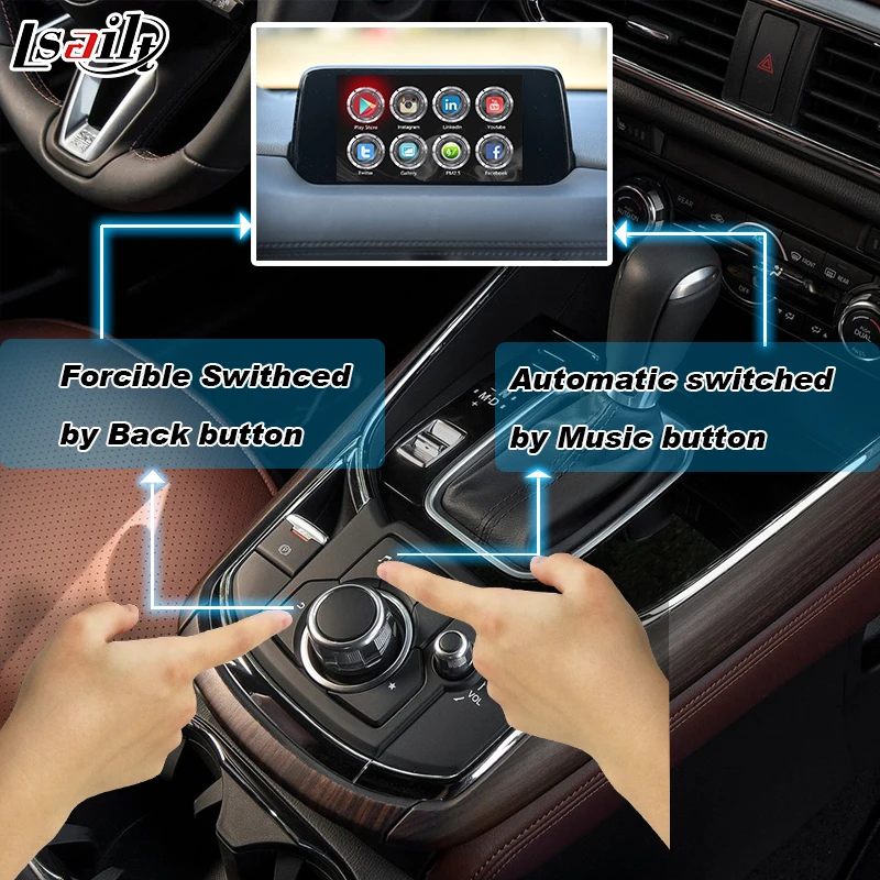 Android 7 1/9 0 мультимедийный видео интерфейс для Mazda 2 3 6 2014 2020 поддержка carplay Auto от