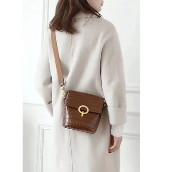 

alligator genuine leather shoulder bag With 2 shoulder straps crocodile leather crossbody bags