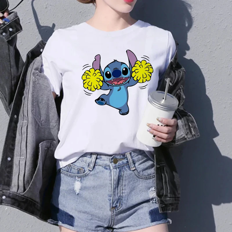 

2019 Women's Summer Korean Clothes High Quality Funny Stitch Tshirt Cotton O Neck Short Sleeve Korean Style Tops Harajuku