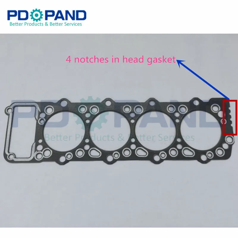 4M40 4M40T 4M40-T engine cylinder head gasket 2_