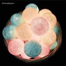 Cotton Ball 20-LED String Lights with US-plug for Wedding Garden Party Christmas Decoration Led String Lamp Holiday Lighting Cotton Ball 20-LED String Lights with US-plug for Wedding Garden Party Christmas Decoration Led String Lamp Holiday Lighting