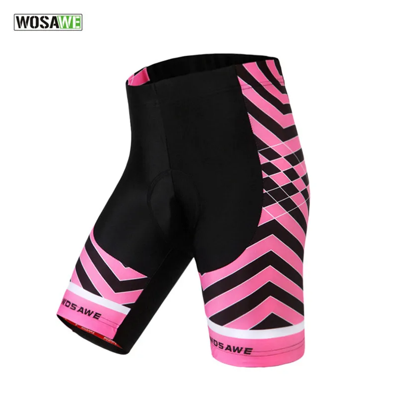 WOSAWE 2017 Summer Pro Cycling Shorts Women Padded Bicycle Shorts Road