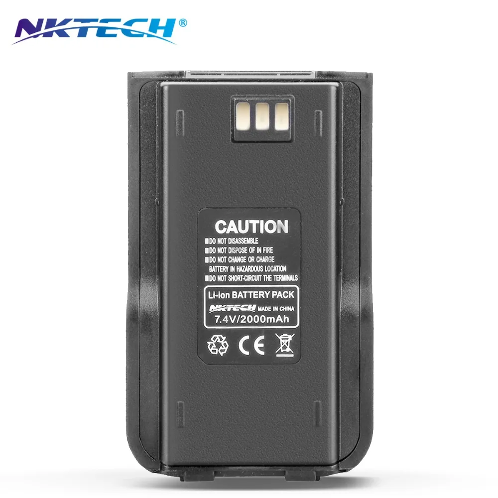 Nktech 7.4 В 2000 мАч литий-ионный Батарея для TYT tytera DMR md-380 md-380gps UHF VHF цифровой Мобильное