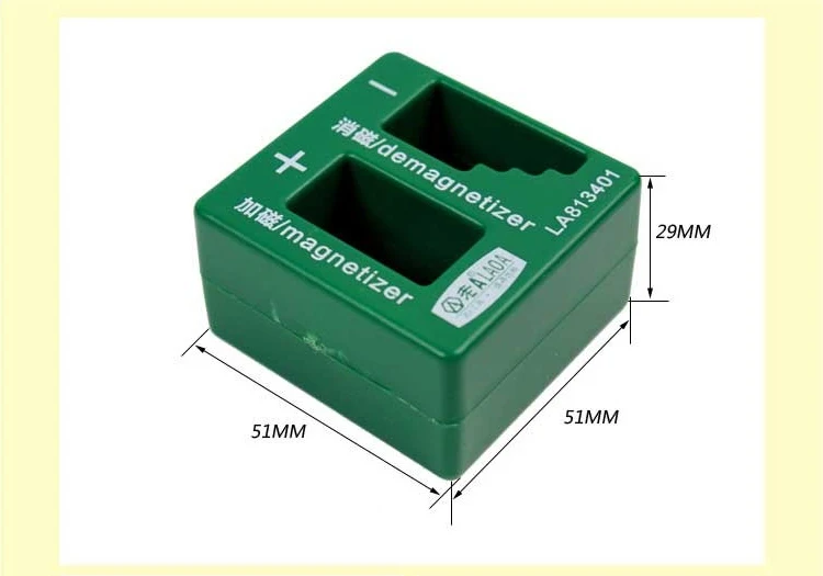 LAOA намагничиватель размагничиватель зеленая отвертка Магнитная палочка Инструменты для размагничивания