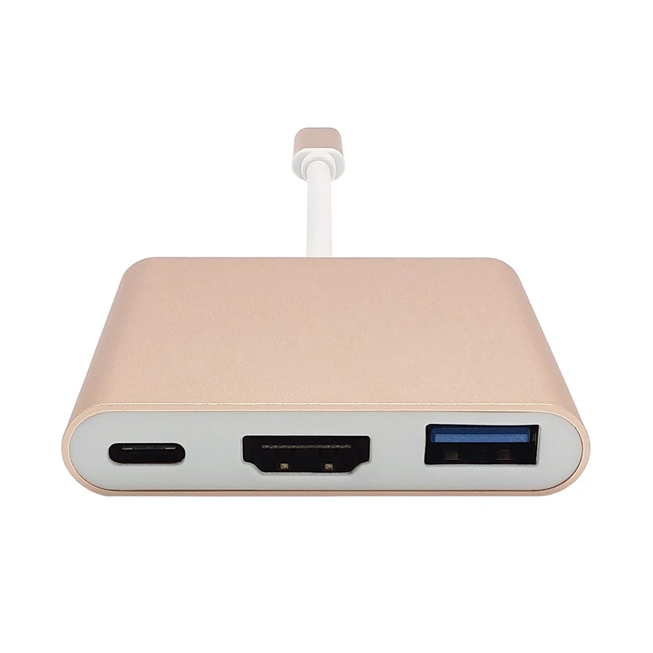 USB Type C To HDMI USB 3.0 Charging Adapter Converter USB-C 3.1 Hub Adapter for Mac Air Pro Pixel Huawei Mate10 Samsung S8+ Plus (10)