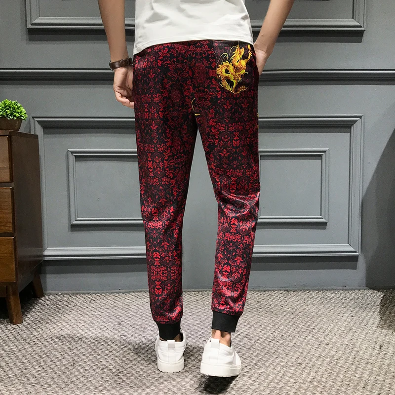 Loldeal Men High Quality Joggers Pants Casual Harem Pants Design Dragon Printing Casual Hip Hop Trousers Loldeal Men High Quality Joggers Pants Casual Harem Pants Design Dragon Printing Casual Hip Hop Trousers