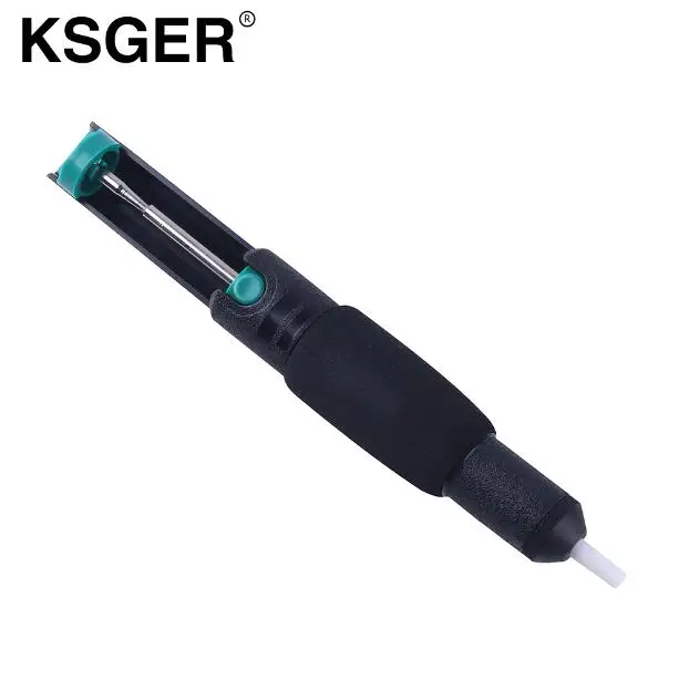 KSGER паяльный насос оловянный Sunction 35cm-Hg всасывающий оловянный сварочный инструмент припой присоска насос для распайки - Цвет: tin suction