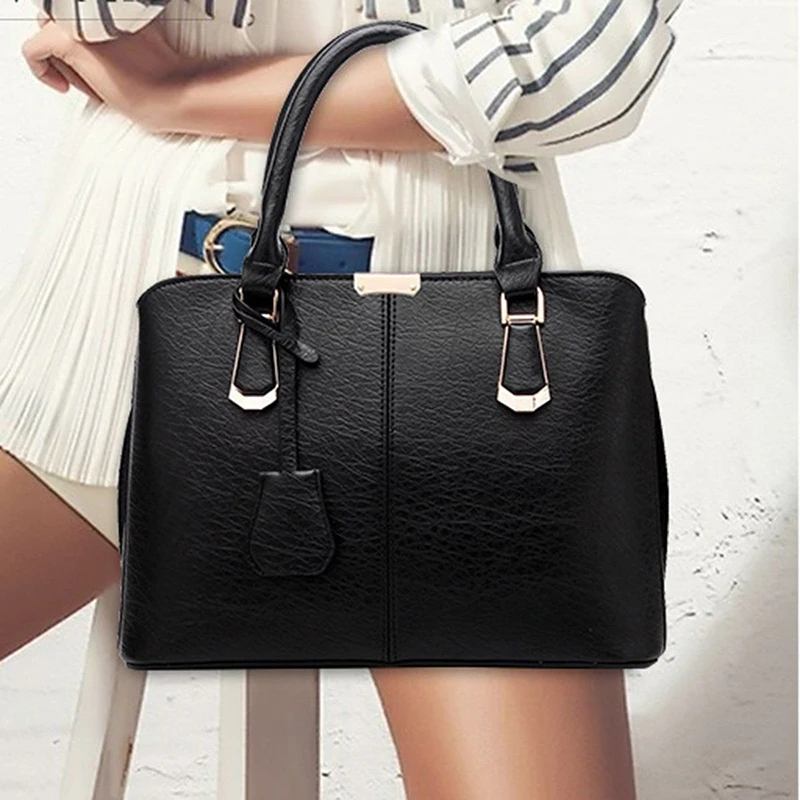 

Women Fashion Pu Leather Handbag Lady Crossbody Bag Totes Messenger Satchel Purse SIZE 30*15*23CM 9 Colors Bolsa Feminina