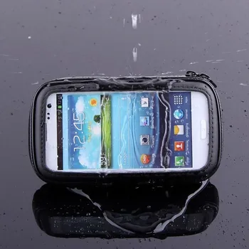 

Universal Motorcycle Bicycle Mobile Cell Phone Holder Stand Support For Phone GPS Bike Moto Holder Waterproof Bicycle Bag Mount