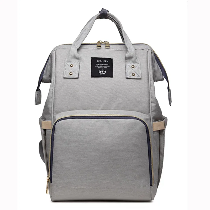 Сумка для детских подгузников, рюкзак в виде животного, модная сумка для мам, сумка для мам, брендовый рюкзак для мам, сумки для пеленания, Bolsa Maternidade - Цвет: light gray