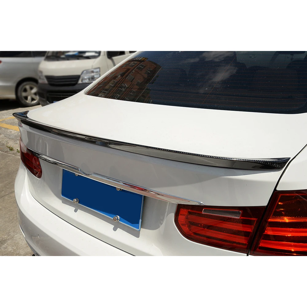 Задний спойлер из углеродного волокна для BMW F30 320i 328i 330i 335i 340i 328d Sedan 2012 2016|spoiler 3|spoiler