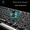 DIY key cap Retro steam punk typewriter mechanical keyboard keycap 104 87 standard keys for gaming gamer keyboard key cap ► Photo 1/6