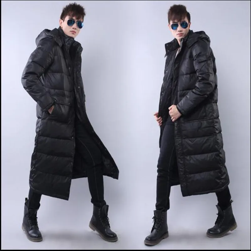 Aliexpress.com : Buy The new winter men long down jacket over the knee ...