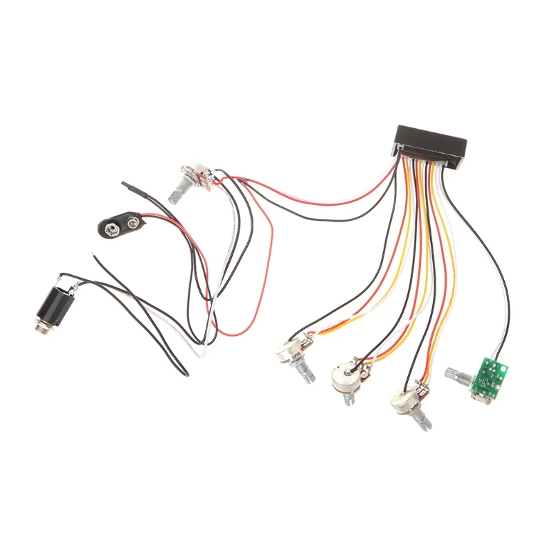 

1 pc Active EQ-B3T Preamp Circuit For Bass Guitar Replacement Accessories