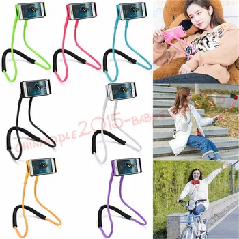 

Lazy Bracket 360 Degree Rotation Flexible Phone Selfie Holder Snake-like Neck Bed Mount Anti-skid For iphone samsung mp3 android
