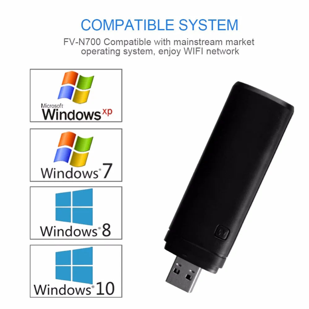 Беспроводной Wi Fi адаптер 300 м USB для Smart TV Samsung ТВ сетевая карта Wifi ключ ПК Мбит/с