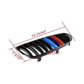 

Replacement Car Grille M Color Kidney Grill Unique Front Gloss Black High Quality