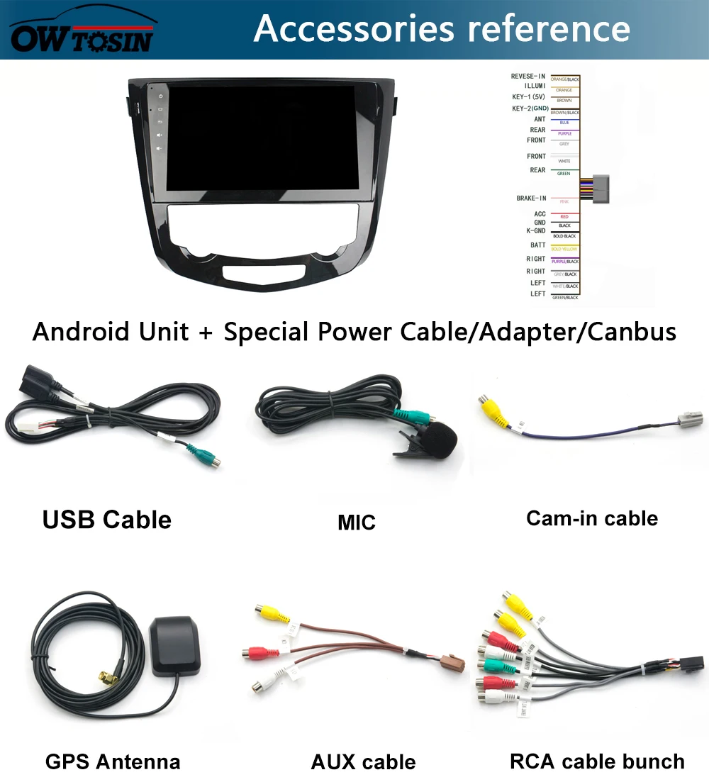 Clearance 10.1"IPS 8 Core 4G+64G Android 9.0 Car DVD Radio GPS Navi For Nissan Qashqai X-Trail AT 2013-2018 DSP CarPlay Parrot BT Stereo 14