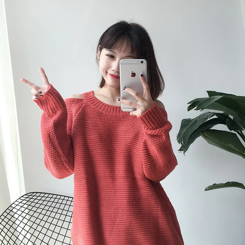 Free Shipping 2016 korean women sweaters and pullovers cute autumn