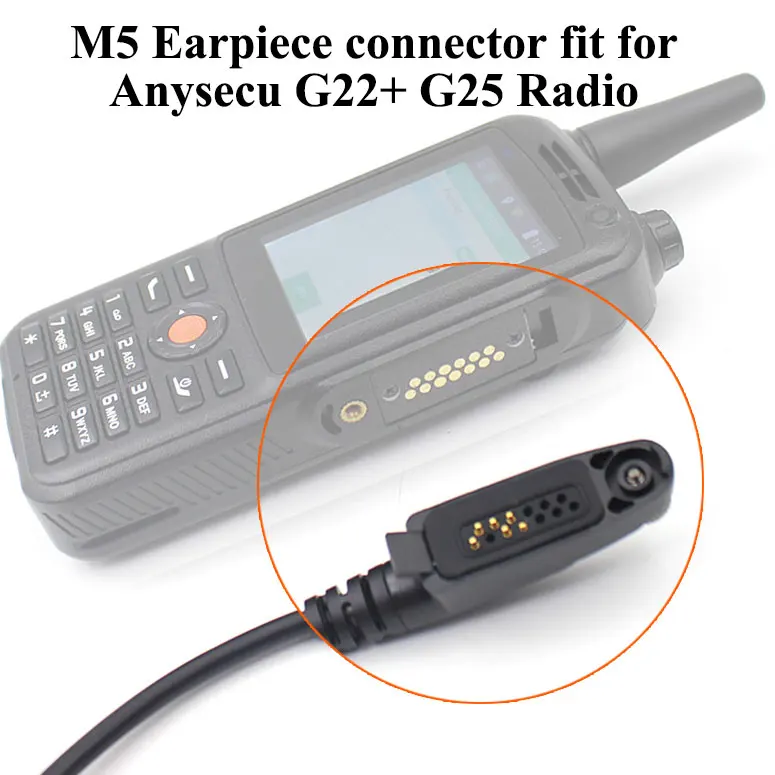 Микрофон для динамика раций Anysecu G22 G25 F22 F25 Android мобильный телефон совместим с GP328plus