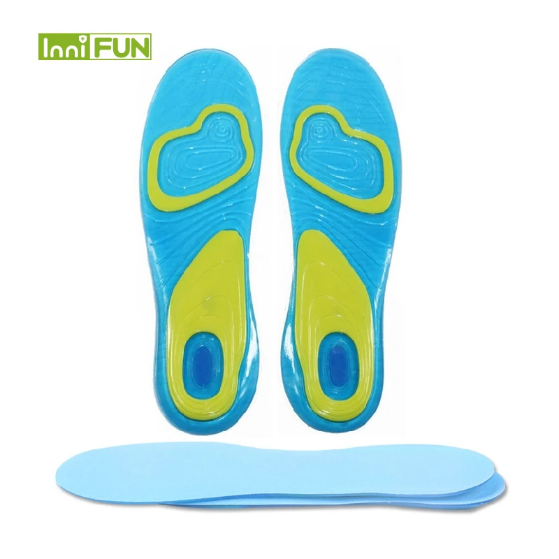 

1 Pair Orthotic Arch Support Massaging Silicone Anti-Slip Gel Soft Sport Insole Pad Foot Care For Man Women Size S/L
