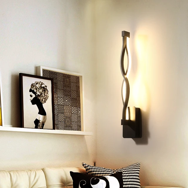 New Design Black White Led Wall Lights Living Room Bedroom New Design Black White Led Wall Lights Living Room Bedroom Indoor Lamp Modern Home Lighting Mounted Lamparas