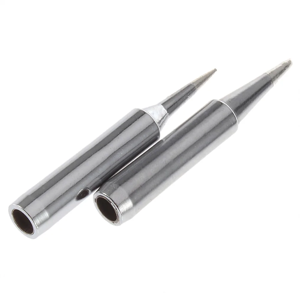 10pcs+Iron casing /lot Lead-free Solder Iron Tip 900M-T For 936 SAIKE ATTEN AOYUE KADA YIHUA Soldering Rework Station Iron Tsui