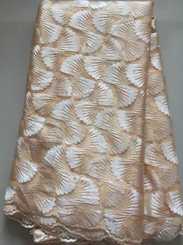

2020 Embroidered Nigerian Laces Fabric African Wedding Lace Fabric Bridal High Quality French Tulle Lace Fabric Party ALL3321