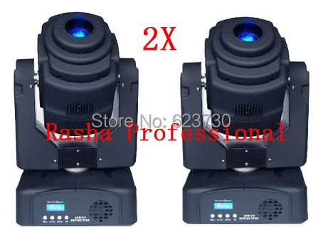 

2X LOT 14 DMX Channel 60W LED Moving Head Spot light-Roatrating Prism Stage/ Bar Stage Light Spot Lighting Lamp
