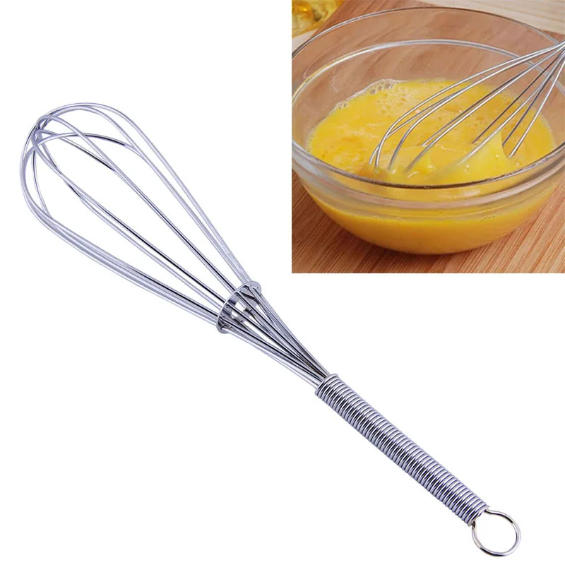 Stainless Steel Hand Whisk Cream Agitator Kitchen Gadgets and Surface