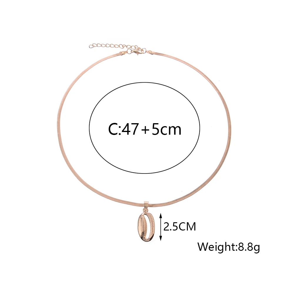 Sindlan богемный Летний морской корпус колье ожерелье s кулон ракушка толстые цепочка с ракушкой ожерелье для женщин ретро Boho ювелирные изделия из раковин колье для женщин ожерелье морской раковины Кулон ожерелье