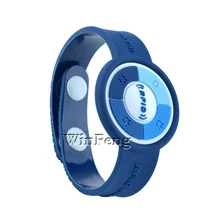 100 шт./лот Регулируемый пассивных rfid-браслеты цена 125 кГц T5577 чип записываемый Водонепроницаемый Smart Rfid-Band для события