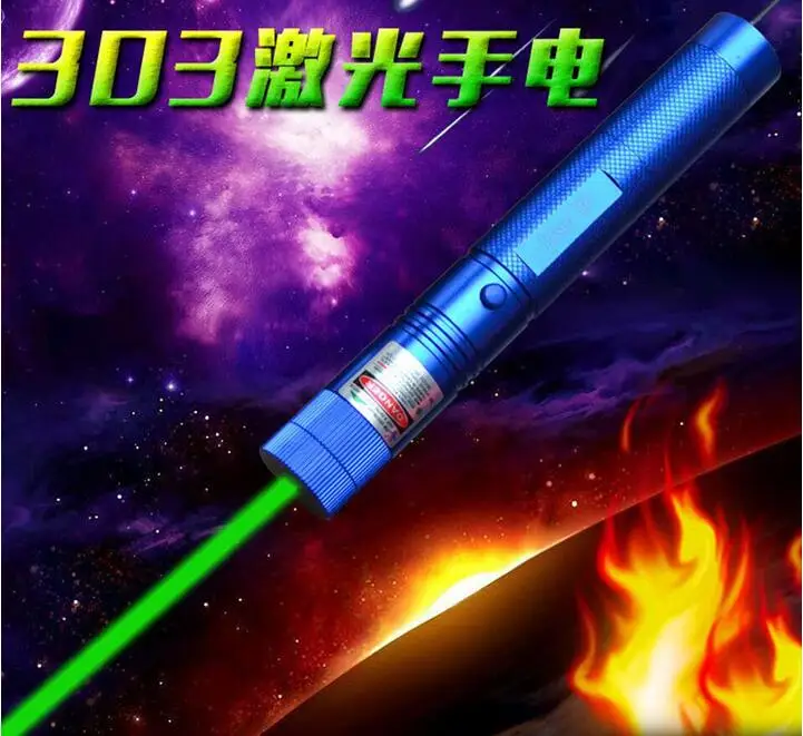 

Hot! green laser pointer 532nm Flashlight lazer burning sd lasers 303 presenter Burn Matches & Light Cigarette+safe key