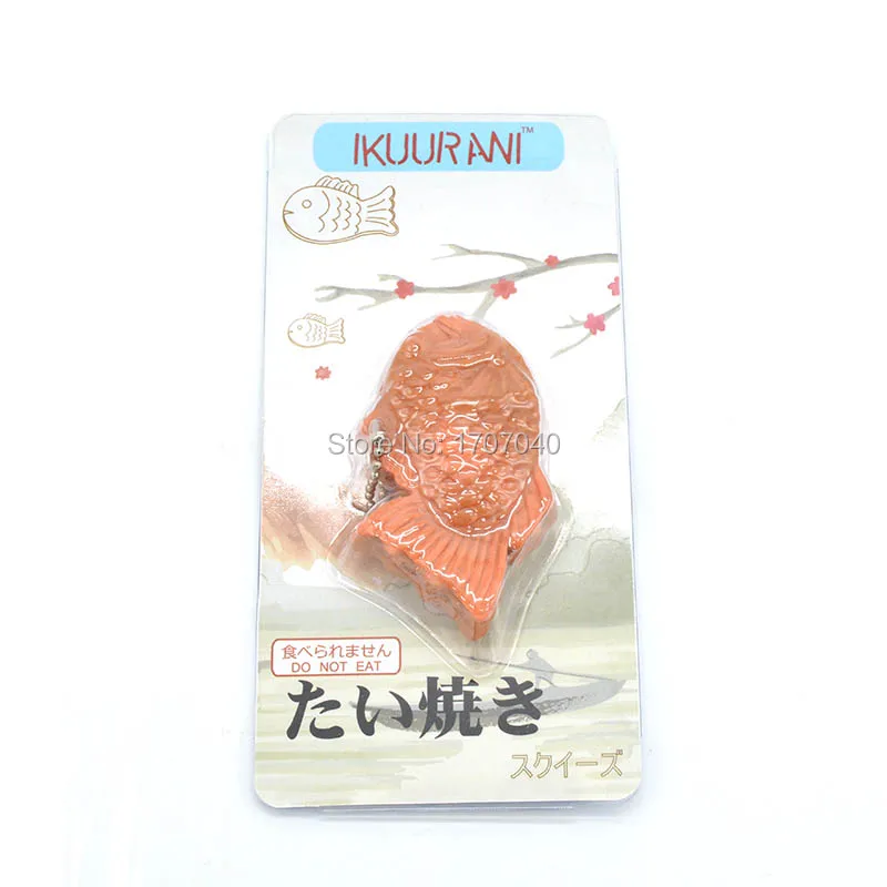 1 шт. новый вкусный ikuurani оригинальный Японии Taiyaki Моти игрушка-пищалка смешная детская игрушка