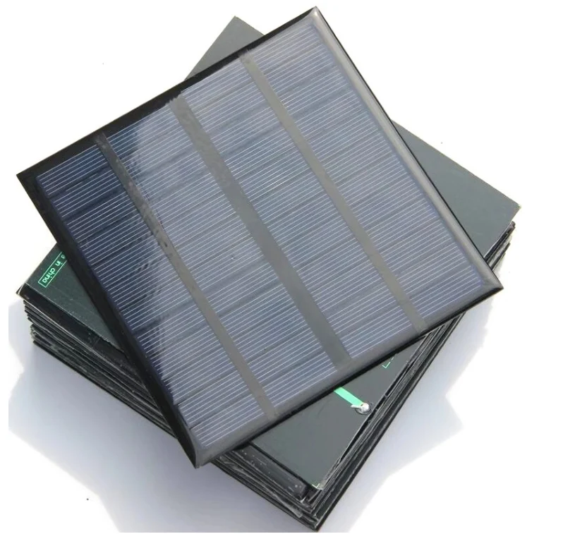 Carregador de Bateria Fotovoltaicas de 12v Solar Silicone Polycrystalline Células Diy 145*145mm Pequeno Painéis Solares Aquecedores 4 Peças 3w