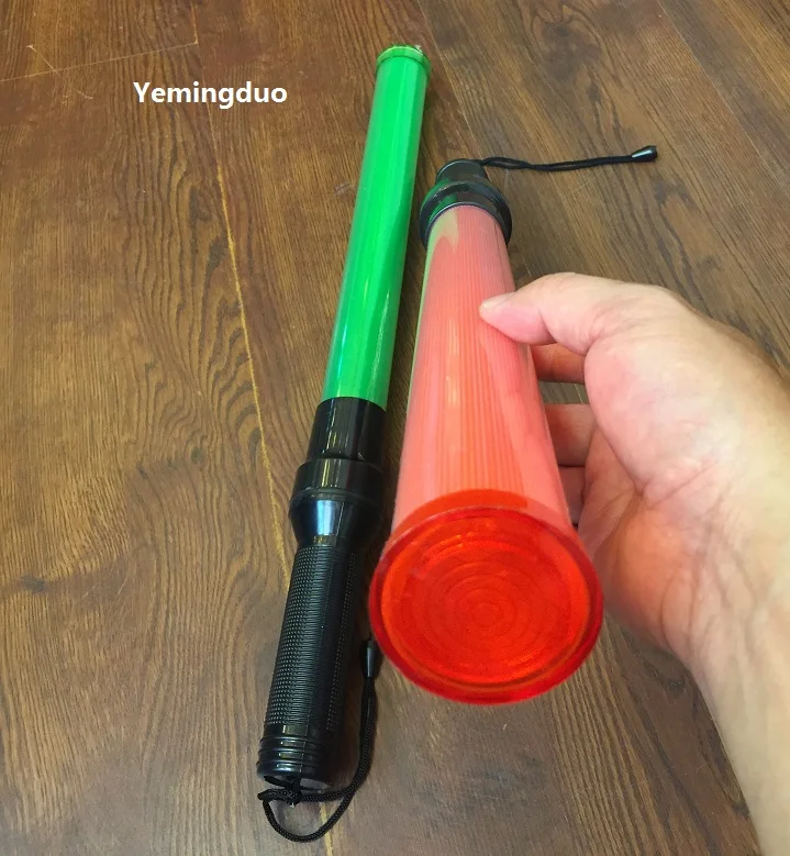 54cm*4cm Outdoor LED Traffic Safety Signal Warning Flashing Wand Baton Ref Baton Safety signal command tool