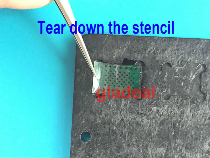 tear down the stencil