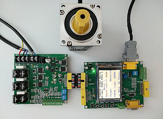 

AC Servo Motor PMSM Vector Development Board STM32F4 (including PMSM Motor) Professional Motor Development