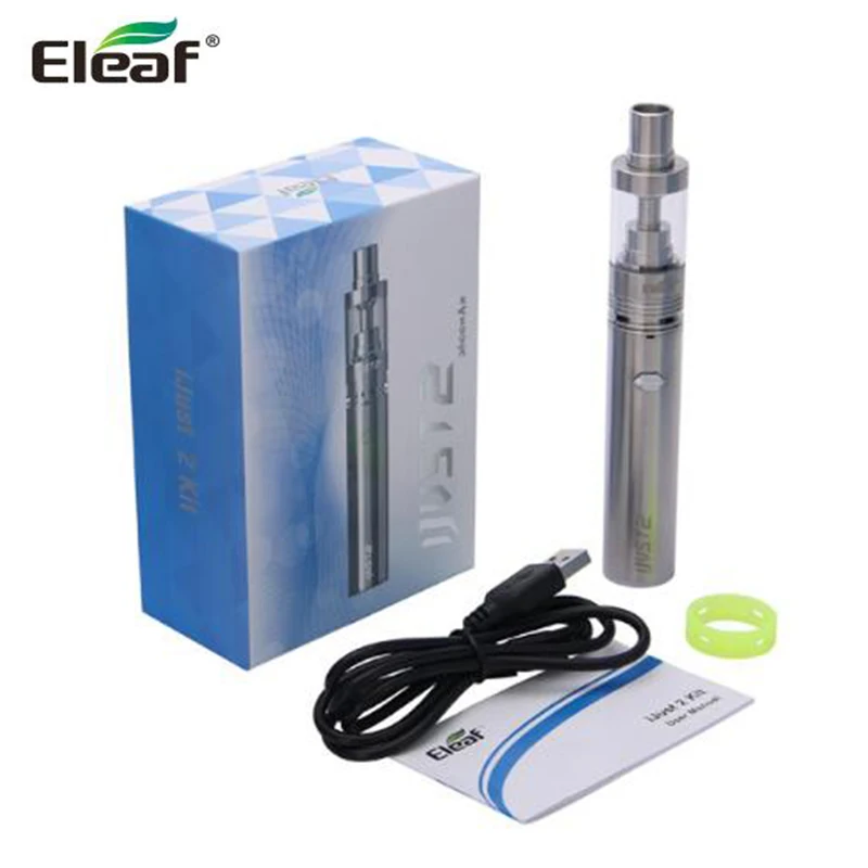 

Original Eleaf iJust 2 Kit 5.5ml large tank 0.3ohm sub ohm 2600mAh Capacity 30W-80W iSmoka ijust2 electronic cigarette