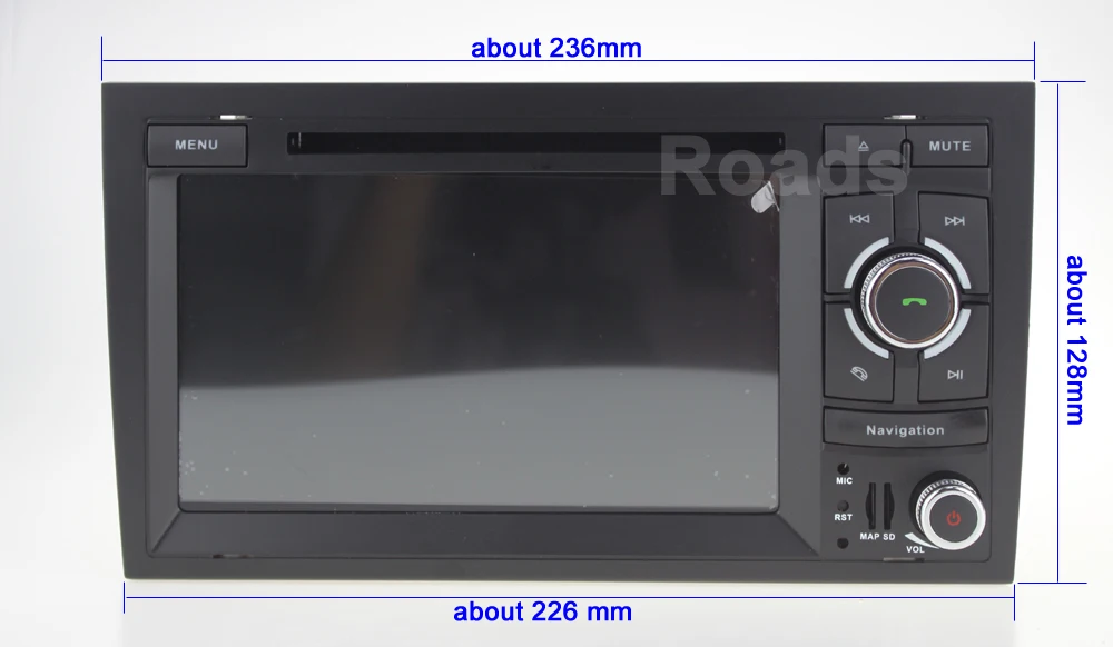 Perfect Android 9.0 Car DVD Player for for Audi A4 S4 RS4 2002-2007 Seat Exeo with WiFi BT GPS 2