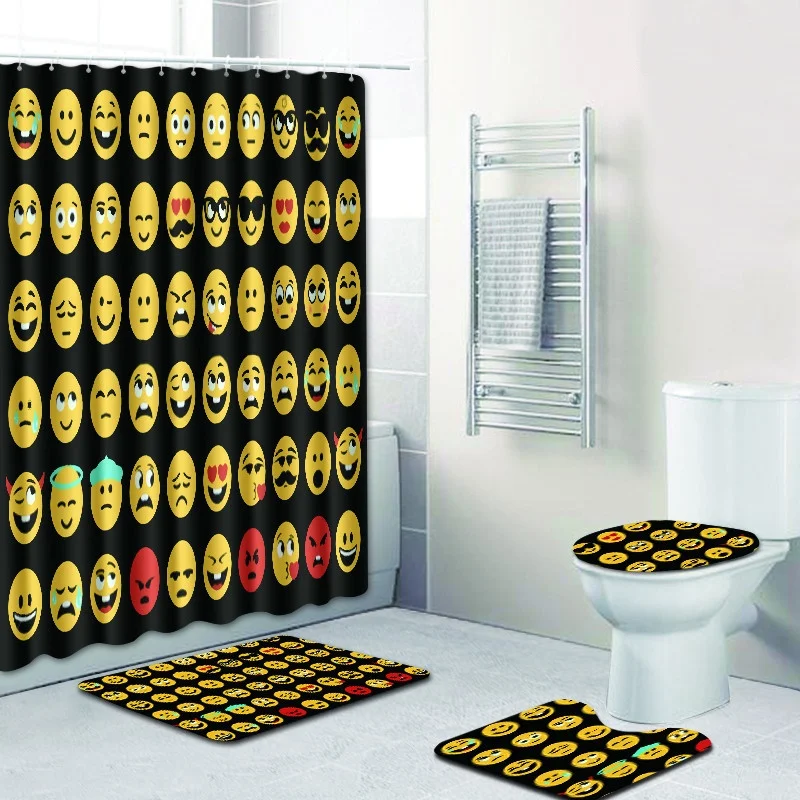 Бесплатная доставка 4 шт. коврики для ванной комнаты Нескользящие Tapis Salle De Bain Alfombra