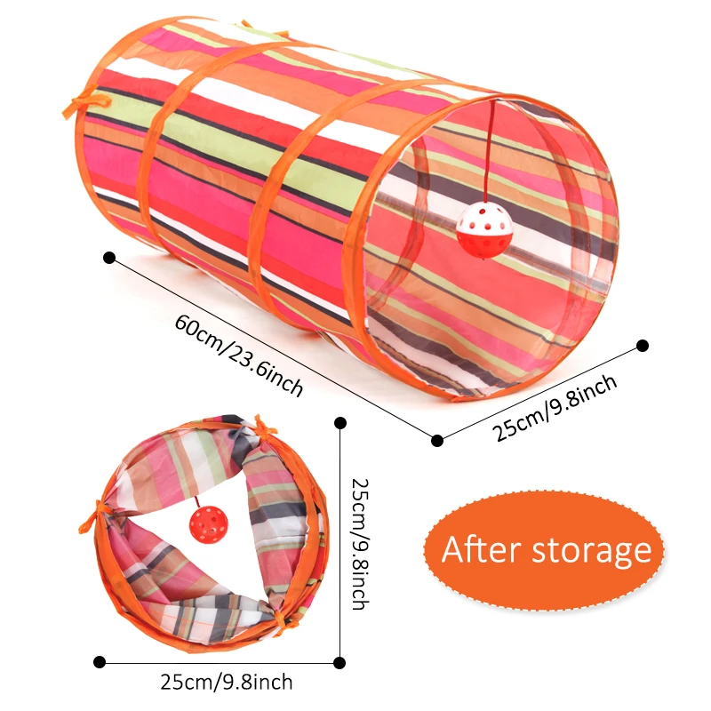 3 цвета Кошка Туннель камуфляж кролик котенок складной долго играть туннель Собака Продукты складная игрушка