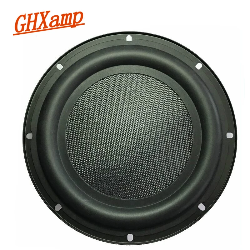 GHXAMP 8 inch Subwoofer Rubber Passive Radiator Speaker Auxiliary Bass