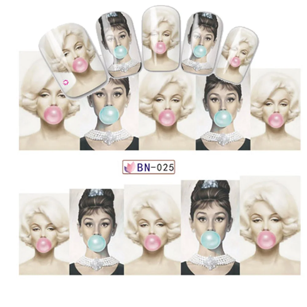 1 шт. водные переводные наклейки для ногтей|sticker nail art decorations|nail stickernail stickers |