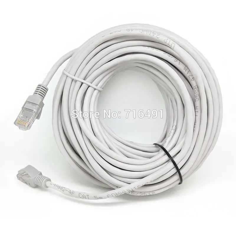 16.4 фута/5 м UTP Ethernet позолоченный сетевой коммутационный кабель Cat5e RJ45
