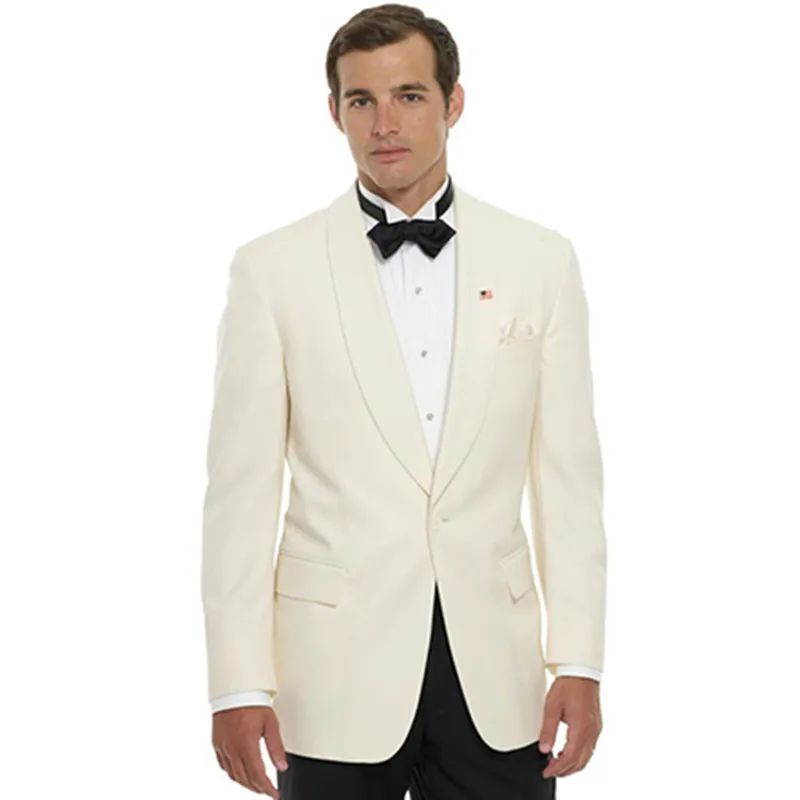 groom font b suits b font font b men b font bridegroom wear shawl collar for