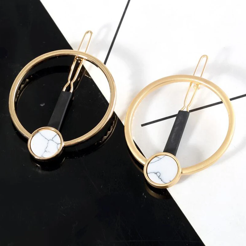 Shuangshuo, круглые заколки для волос, ювелирные Заколки, натуральный камень, круглые заколки для волос для женщин, заколки, свадебные аксессуары для волос, бижутерия