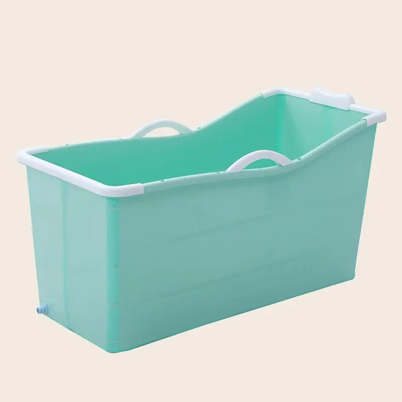Складная Ванна бочка для взрослых, ванна бочка для взрослых, полноразмерная Бытовая ванна для детей, пластиковая Ванна для душа - Цвет: style 1