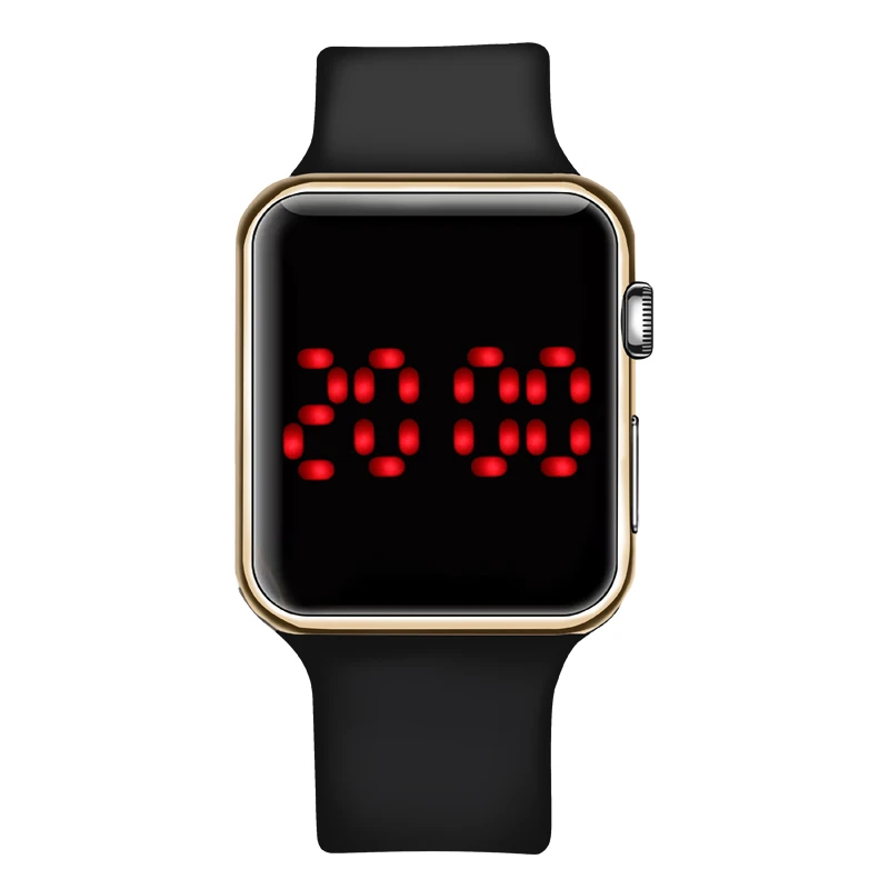 Спортивные мужские часы дизайнерские мужские часы силиконовые электронные светодиодные цифровые кварцевые наручные часы Relogio Masculino Reloj Hombre - Цвет: 5